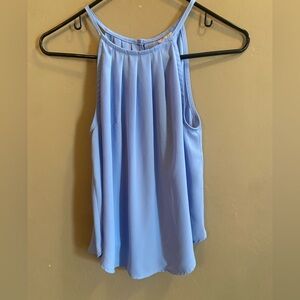 Alya flowy rayon cami blouse blue size XS